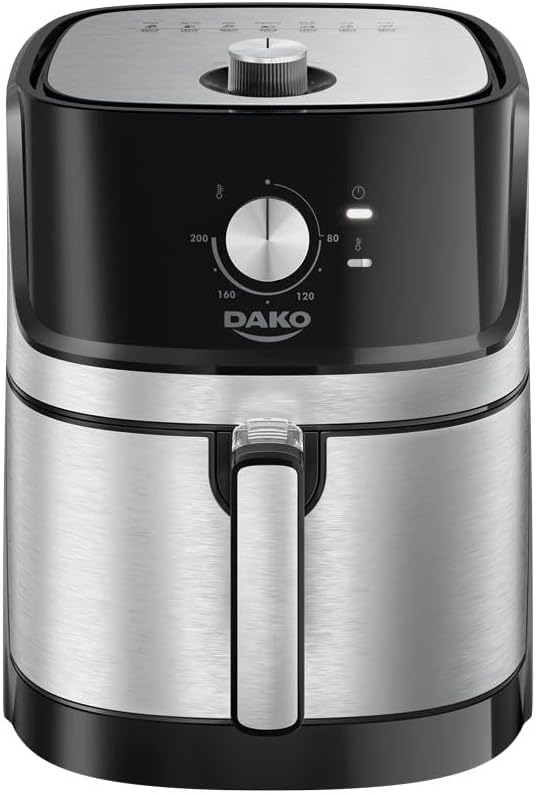 FRITADEIRA AIR FRYER DAKO 5 LITROS COM PAINEL ANALOGICO 220V
